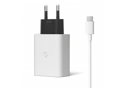 Wall Charger Google, 30W, 3A, 1 x USB-C, with USB-C Cable, White GA02275-EU