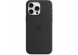 Silicone Case with MagSafe for Apple iPhone 15 Pro Max, Black MT1M3ZM/A