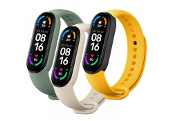 Xiaomi Mi Smart Band 6 Strap(3 pack) Ivory/Olive/Yellow BHR5135GL (EU Blister)