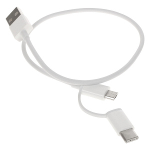 Xiaomi Mi Data Cable 2in1, 0.3 m, White SJV4083TY (EU Blister)