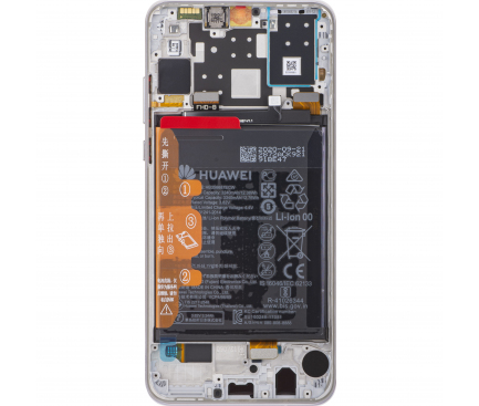 Huawei P30 lite White LCD Display Module + Battery