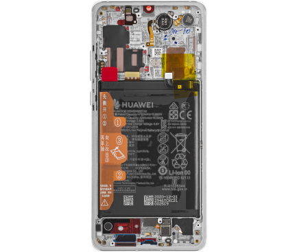 Huawei P30 Pro Silver Frost LCD Display Module + Battery