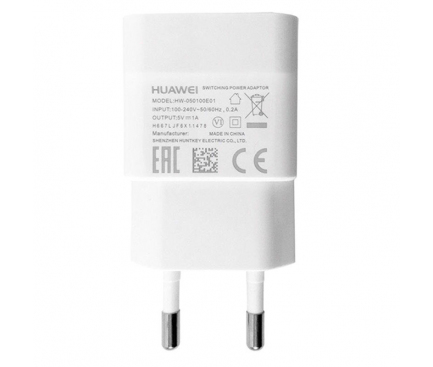 Wall Charger Huawei HW-050100E01, 5W, 1A, 1 x USB-A, White 02221186