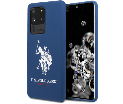 Silicone Case U.S. Polo for Samsung Galaxy S20 Ultra 5G G988 / S20 Ultra G988, Dark Blue USHCS69SLHRNV