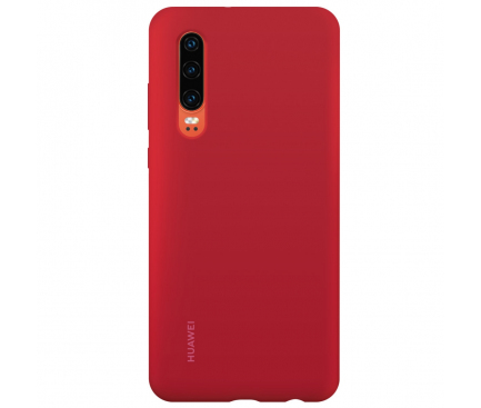 Silicone Case for Huawei P30 Red 51992848 (EU Blister)