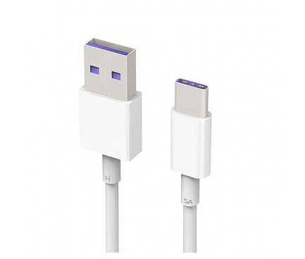 USB-A to USB-C Cable Huawei AP71, 40W, 5A, 1m, White 4072007