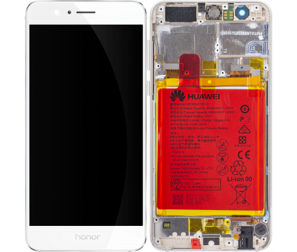 Huawei Honor 8 White LCD Display Module + Battery