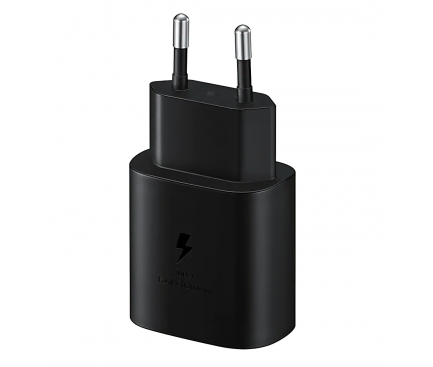 Wall Charger Samsung, 25W, 3A, 1 x USB-C, with USB-C Cable, Black EP-TA800XBEGWW