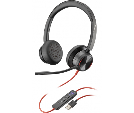 Call Center Headset Plantronics Blackwire BW8225-M, USB-A, Black 214408-01