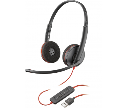 Call Center Headset Plantronics Blackwire BW3220, USB-A, Black 209745-101