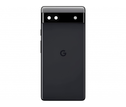 Battery Cover for Google Pixel 6a, Charcoal, Pulled (Grade A)