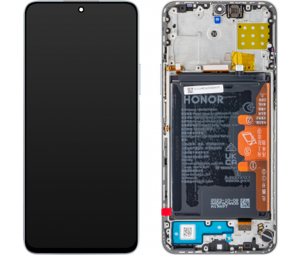 LCD Display Module for Honor 90 Lite / X8a, with Battery, Titanium Silver