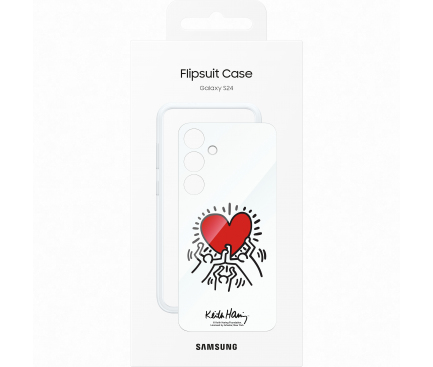 Flipsuit Case for Samsung Galaxy S24 S921, White EF-MS921CWEGWW 
