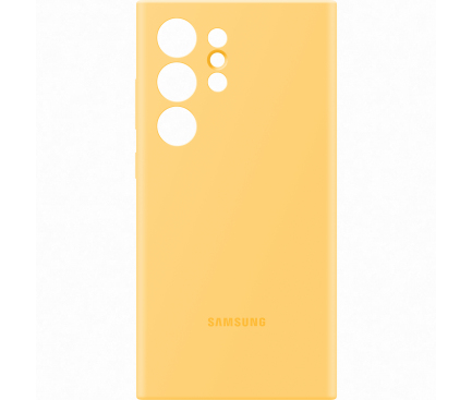 Silicone Case for Samsung Galaxy S24 Ultra S928, Yellow EF-PS928TYEGWW 