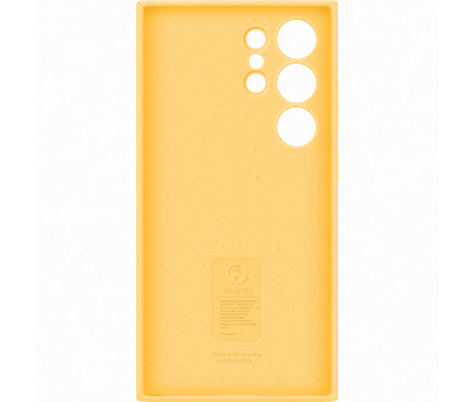 Silicone Case for Samsung Galaxy S24 Ultra S928, Yellow EF-PS928TYEGWW 