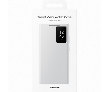 Smart View Wallet Case for Samsung Galaxy S24 Ultra S928, White EF-ZS928CWEGWW 