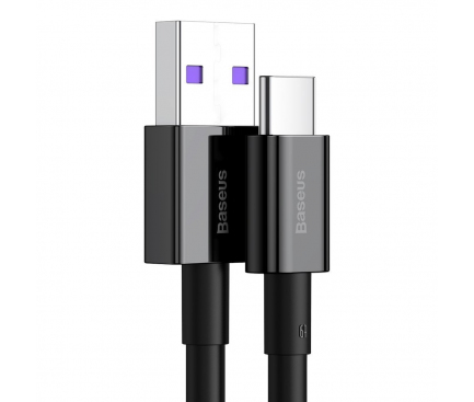 USB-A to USB-C Cable Baseus Superior Series, 66W, 6A, 1m, Black CATYS-01 