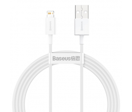 USB-A to Lightning Cable Baseus Superior Series, 20W, 2.4A, 1.5m, White CALYS-B02 