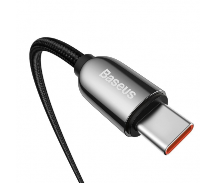 USB-C to USB-C Cable Baseus Display, 100W, 5A, 1m, Black CATSK-B01 