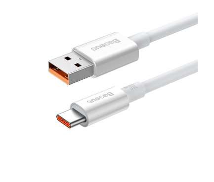 USB-A to USB-C Cable Baseus Superior Series, 100W, 5A, 2m, White CAYS001402 