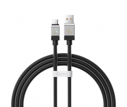 USB-A to USB-C Cable Baseus CoolPlay, 100W, 5A, 1m, Black CAKW000601 