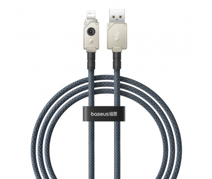 USB-A to Lightning Cable Baseus Unbreakable, 18W, 2.4A, 2m, White