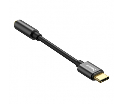 USB-C to 3.5mm Audio Adapter Baseus L54, Black CATL54-01 