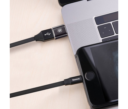 USB-A to USB-C OTG Adapter Baseus, Black CATOTG-01 