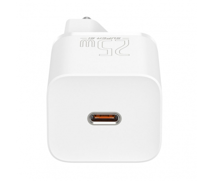 Wall Charger Baseus Super Si, 25W, 3A, 1 x USB-C, White CCSP020102 