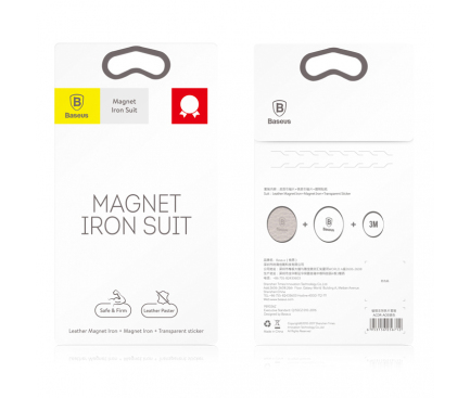 Magnet Iron Suit Baseus, 2-Pack, Silver ACDR-A0S 