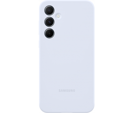Silicone Case for Samsung Galaxy A55 5G A556, Light Blue EF-PA556TLEGWW