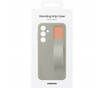 Standing Grip Case for Samsung Galaxy A55 5G A556, Gray EF-GA556TJEGWW