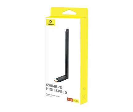 WiFi Range Extender Baseus FastJoy, Dual Band, 650Mbps, Black B01317600111-02 