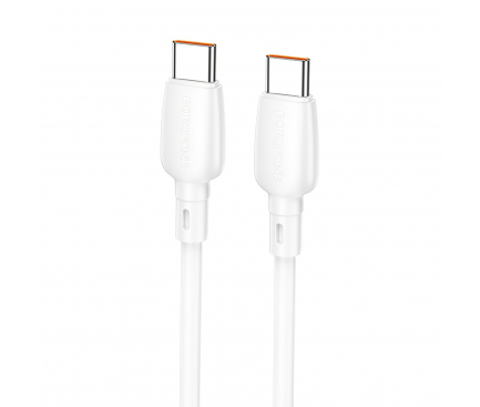 USB-C to USB-C Cable Borofone BX93, 100W, 5A, 1m, White 