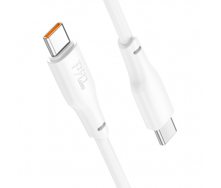 USB-C to USB-C Cable Hoco X93, 100W, 5A, 2m, White 