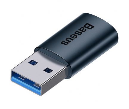 USB-C to USB-A OTG Adapter Baseus Ingenuity, Blue ZJJQ000103