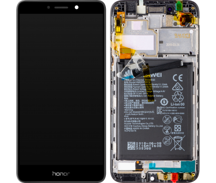 LCD Display Module for Honor 6x (2016), Black, Pulled (Grade A) 