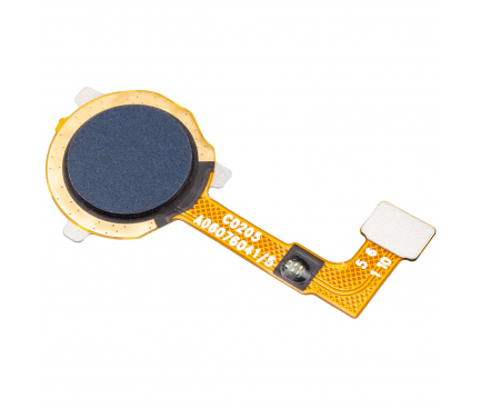 Fingerprint Sensor Flex for Oppo A15s / A15, Dynamic Black, Pulled (Grade A)