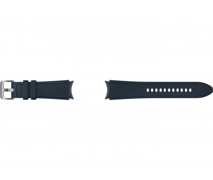 Hybrid Leather Band (20mm, M/L) for Samsung Galaxy Watch4 / Galaxy Watch4 Classic / Galaxy Watch5 / Galaxy Watch5 Pro ET-SHR89LNEGEU Navy (EU Blister)