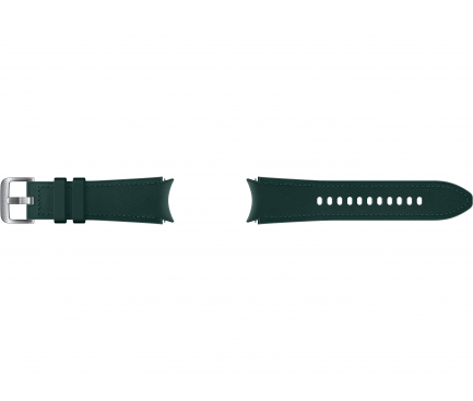Hybrid Leather Band (20mm, S/M) for Samsung Galaxy Watch4 / Galaxy Watch4 Classic / Galaxy Watch5 / Galaxy Watch5 Pro ET-SHR88SGEGEU Green (EU Blister)