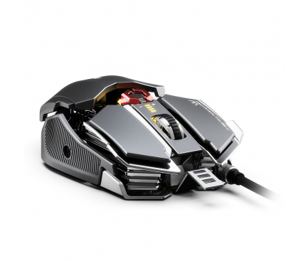 Inphic PG6 Wired Gaming Mouse (Silver/Red)
