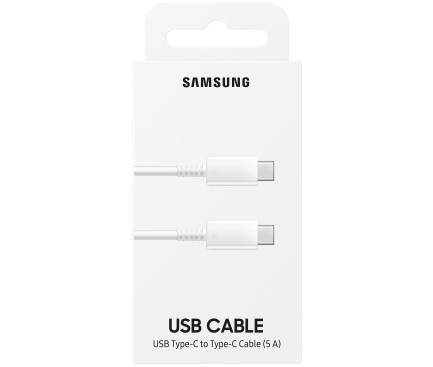 USB-C to USB-C Cable Samsung EP-DN975, 100W, 5A, 1m, White EP-DN975BWEGWW