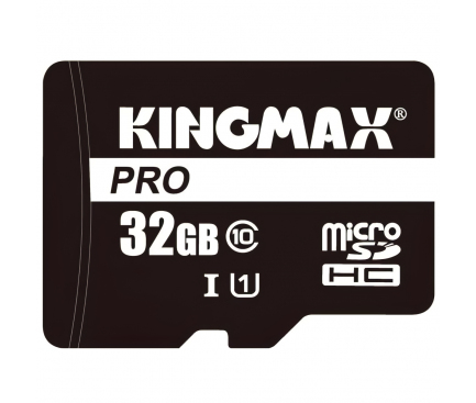 microSDHC Memory Card Kingmax PRO with Adapter, 32Gb, Class 10 / UHS-1 U1 KM32GMCSDUHSP1A