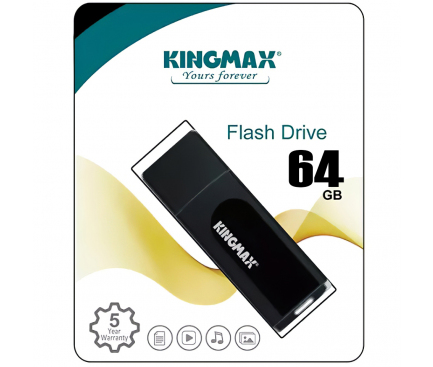 FlashDrive USB 2.0 Kingmax PA07 64GB K-KM-PA07-64GB/BK (EU Blister)