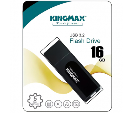 External Memory Kingmax PA07, 16Gb, USB 2.0, K-KM-PA07-16GB/BK Black (EU Blister)
