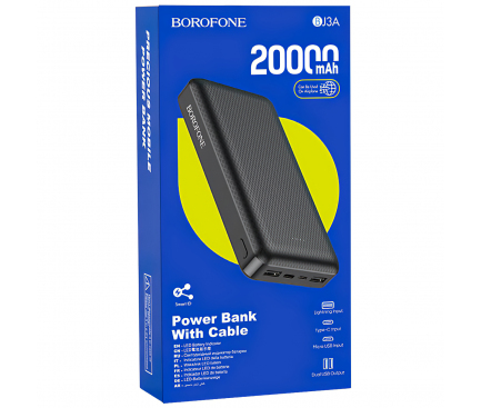 Powerbank Borofone BJ3A, 20000mAh, 10W, Black