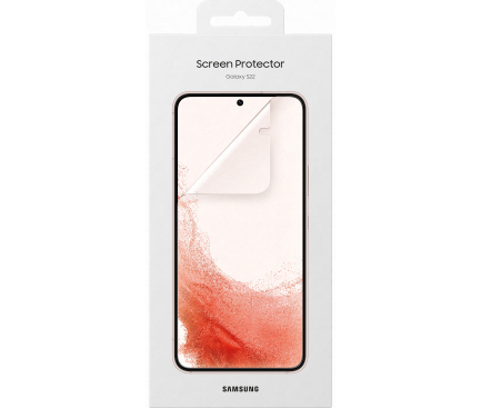 Front Cover Clear Screen Protector for Samsung Galaxy S22 5G S901, 2-Pack, Transparent EF-US901CTEGWW