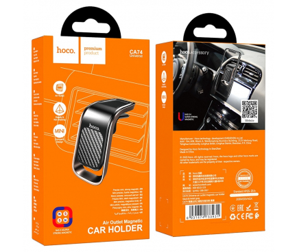HOCO Magnetic Car Holder CA74 Air Outlet, Grey (EU Blister)