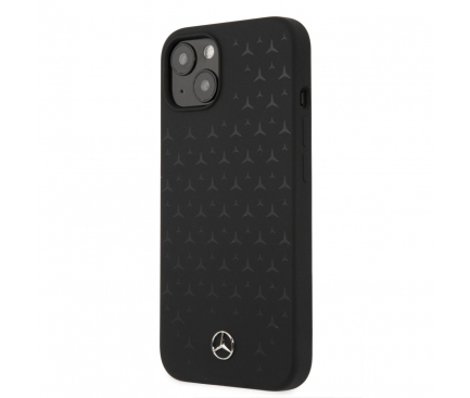 Silicone Case Mercedes for Apple iPhone 13 mini, Black MEHCP13SSIPBK