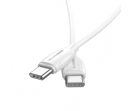 USB-C to USB-C Cable Blue Power BCBX19, 60W, 3A, 1m, White